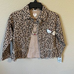 Hello Kitty jacket with long sleeve shirt